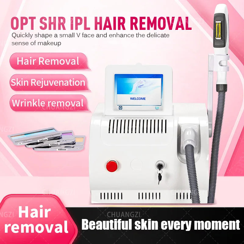 Beauty Salon 500000 Shots, Painless Laser, Permanent Hair Removal, Remove Color Spots Redblood Acne Photon Rejuvenation
