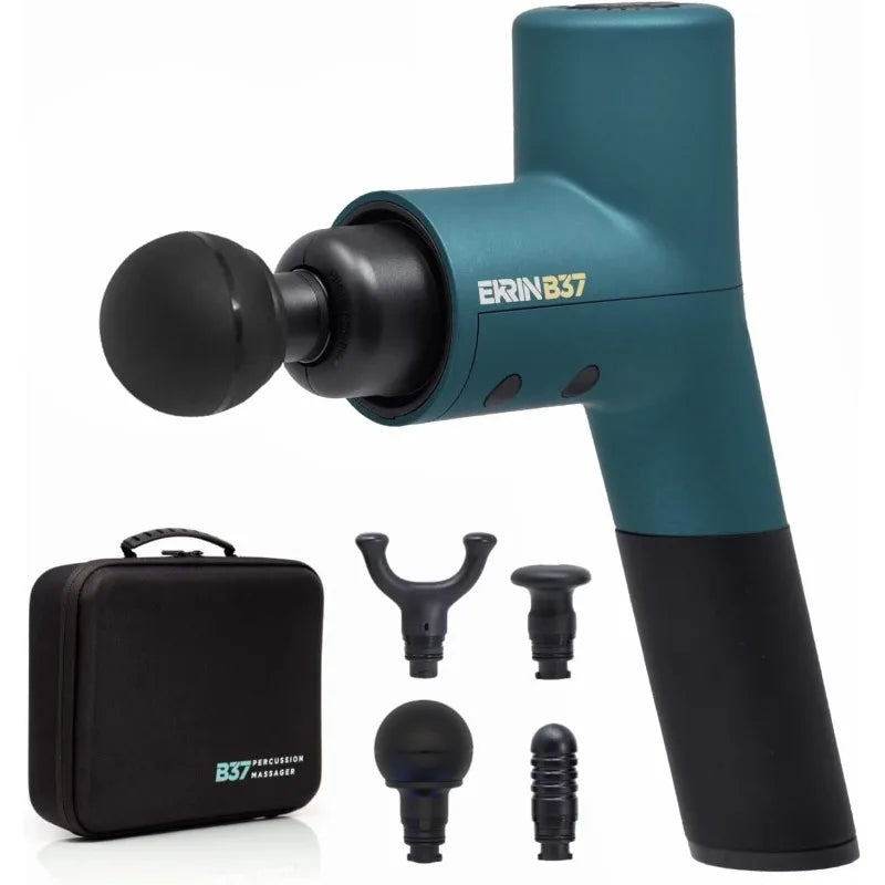 Massage Gun - Deep Tissue Massage with High-Powered Brushless Motor - Ergonomic Back Massager