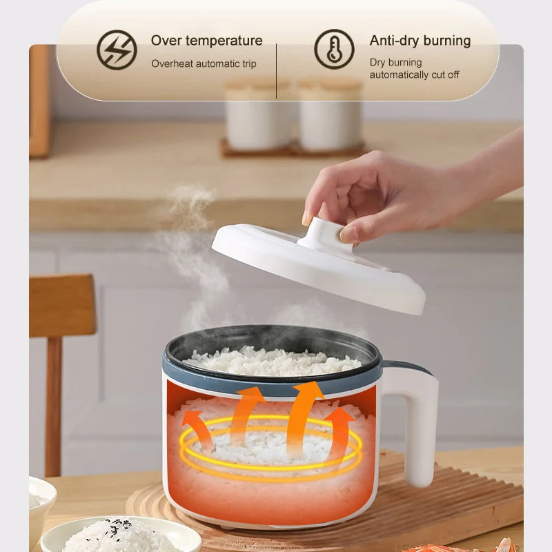 110V/220V Electric Rice Cooker Multicooker Multifunction Pot Mini Hotpot Appliances for The Kitchen