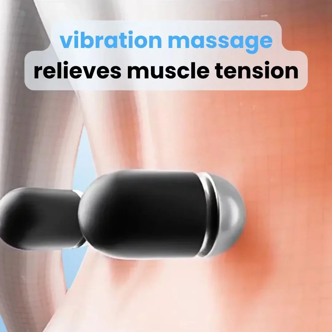 3-in-1 Back Massager with Relief, Bed Sleeping, Shiatsu Deep Tissue Portable Shoulder Lower Back Pain Relief Waist Massager