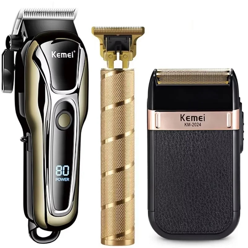 Clipper Electric Hair Trimmer for men, Electric shaver professional, Men's Hair cutting machine,  Wireless barber trimmer