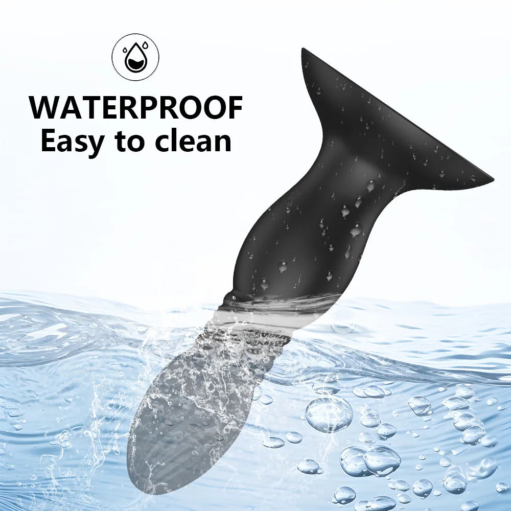 Remote Control, Thrusting Prostate Massager, Anal Vibrator, Wireless Control Butt Plug, Suction Cup Masturbator Sex Toys for Couple