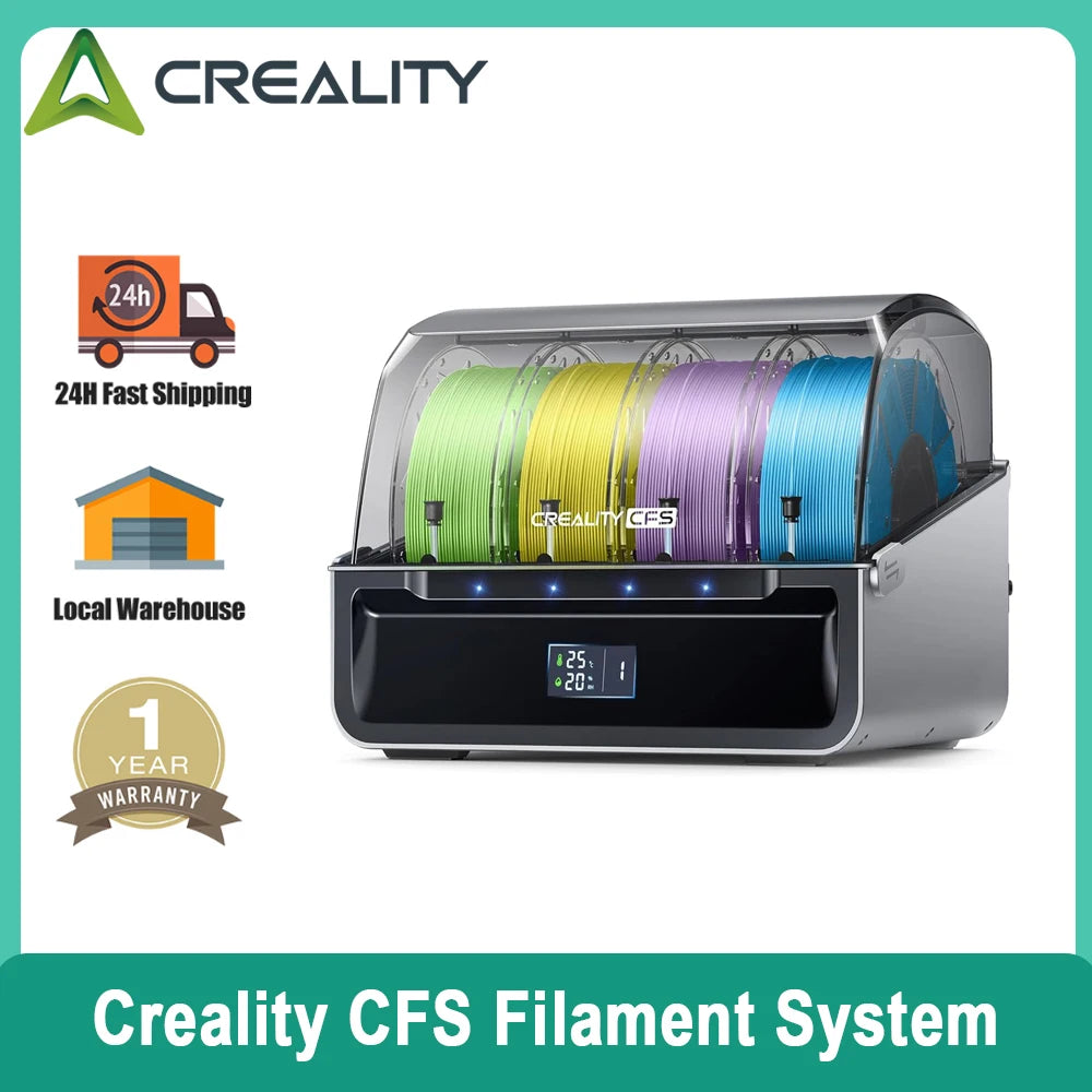 K2 Plus Combo 3D Printer with CFS 600mm/s Multi-Color Printing Apus Extruder Tilt Detection FOC Closed-Loop Motors