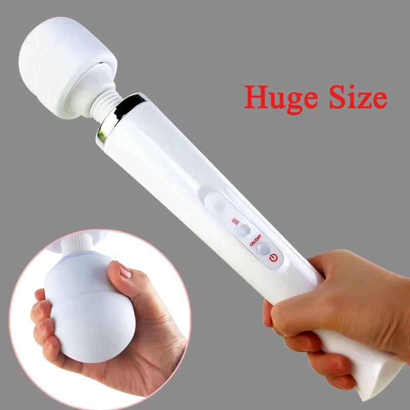 Powerful Magic Wand Vibrators for Women, Clitori Stimulator, Big AV Stick Vibrator,Female G Spot Massager Adult Sex Toys for Woman