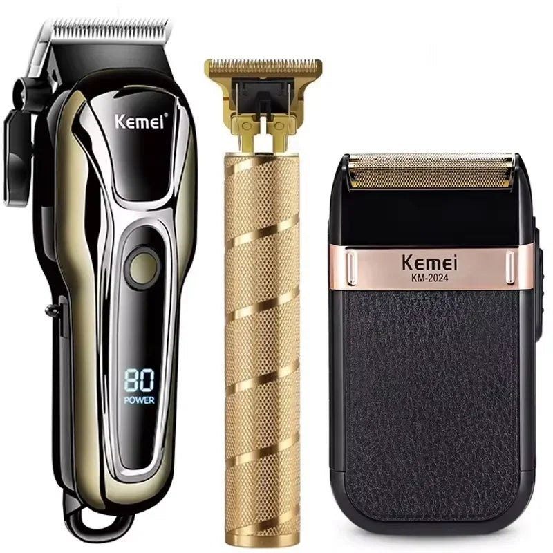 Clipper Electric Hair Trimmer for men, Electric shaver professional, Men's Hair cutting machine,  Wireless barber trimmer