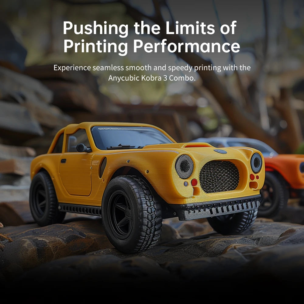 3 Combo Multi-Color FDM 3D Printer Max 600mm/s Printing Speed Build Size 250x250x260mm