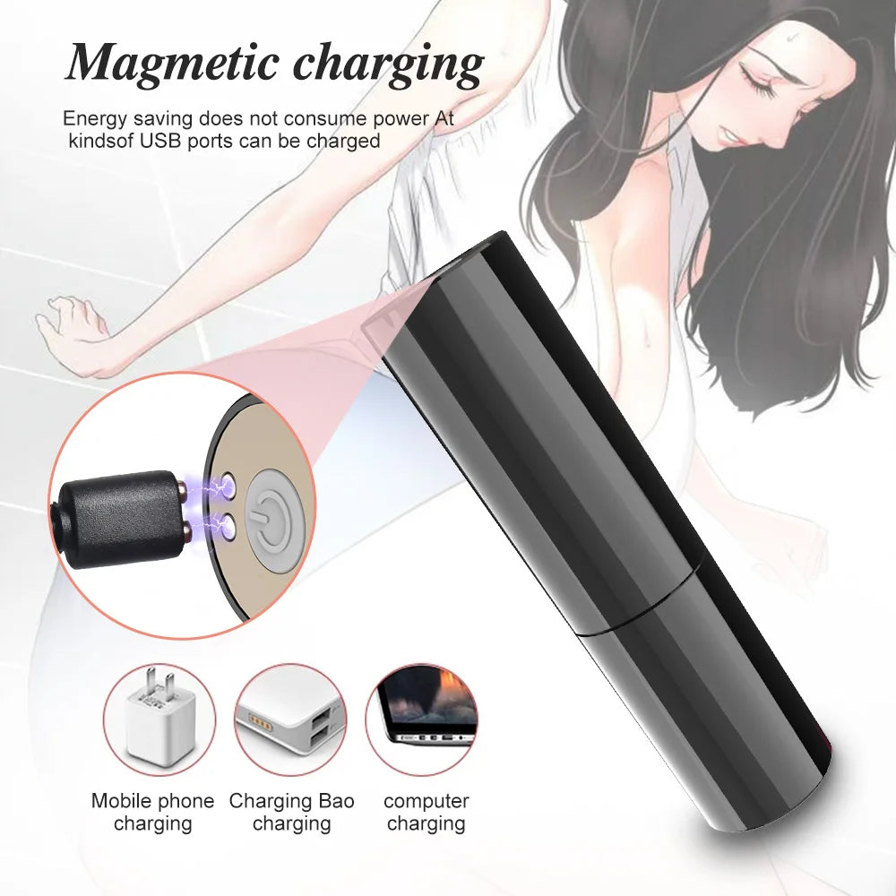 Clit Sucking Vibrator Sex Toys For Women, Mini Bullet Vibrator, Strong Nipple Clitoris Sucker Stimulator Lipstick Vibrador Sexshop