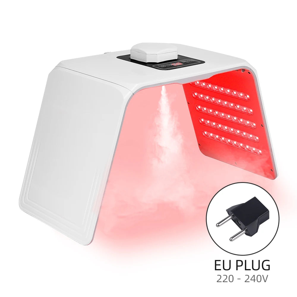 7 Colors LED Photon Machine Red Light Therapy Device with Nano Spray Anti-aging facial Rejuvenation Home SPA Skin Care Tool