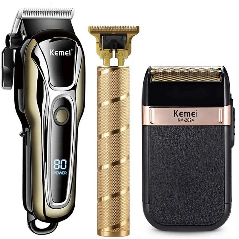 Clipper Electric Hair Trimmer for men, Electric shaver professional, Men's Hair cutting machine,  Wireless barber trimmer
